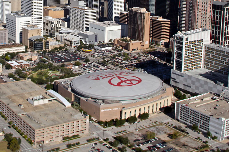 parking at the toyota center houston #2